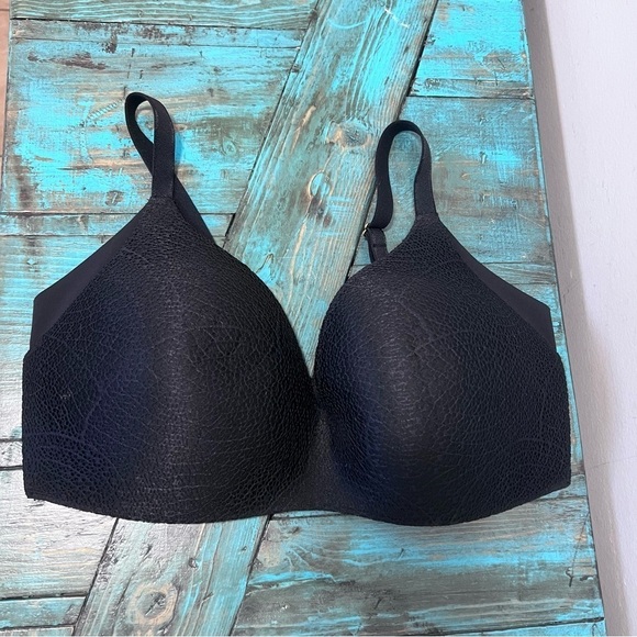 Knix Lace Wingwomen Contour Bra Black Size 7 36E, 36F, 38E, and 38F - Picture 3 of 9